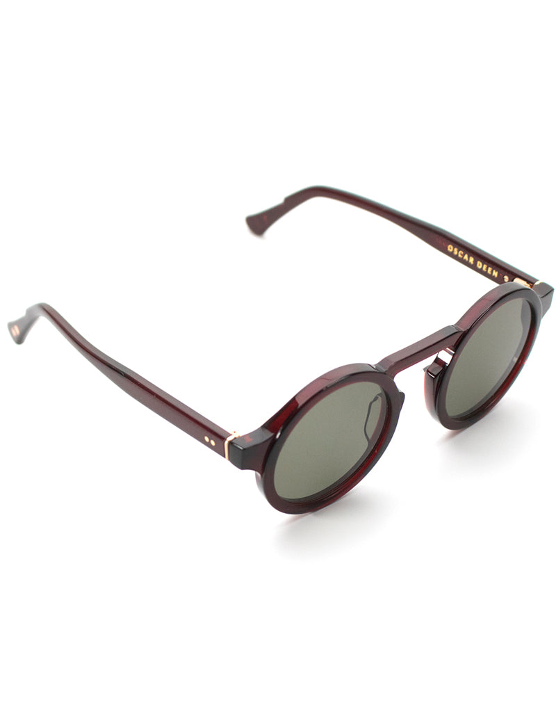 Oscar Deen Panda Claret Sunglasses