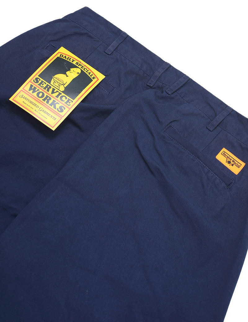 SERVICE WORKS TWILL PART TIMER PANT NAVY