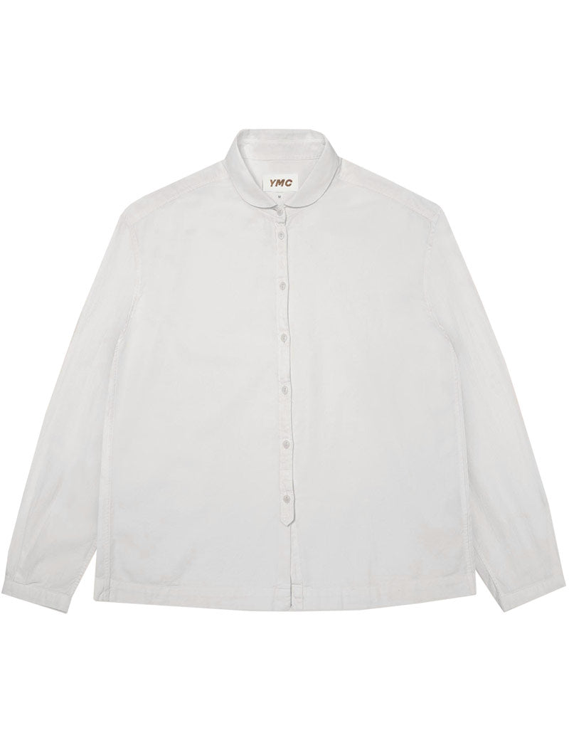 YMC EARTH MARIANNE LONG SLEEVE SHIRT WHITE