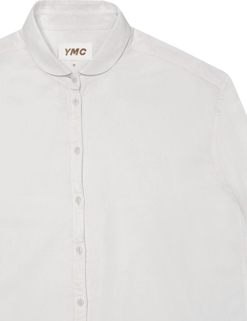 Ymc Earth Marianne Long Sleeve Shirt White