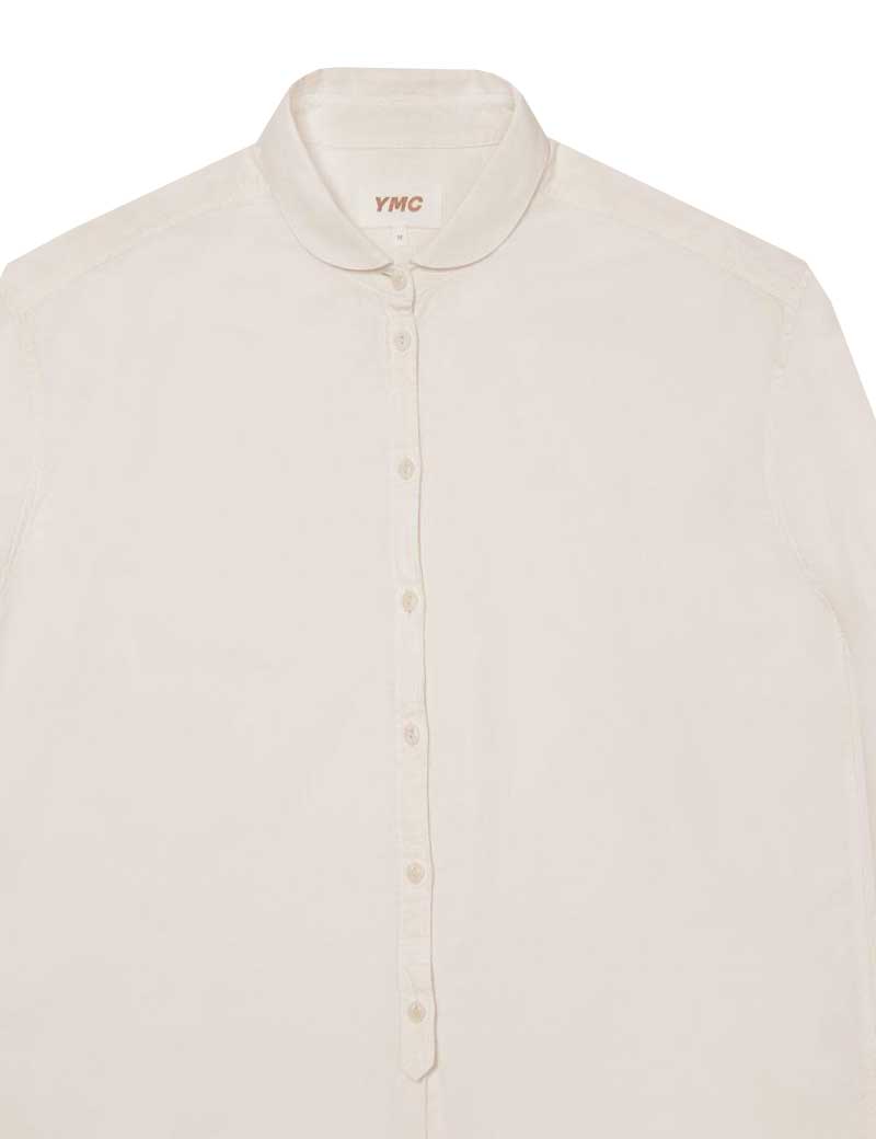 Ymc Marianne Long Sleeve Shirt Earth White