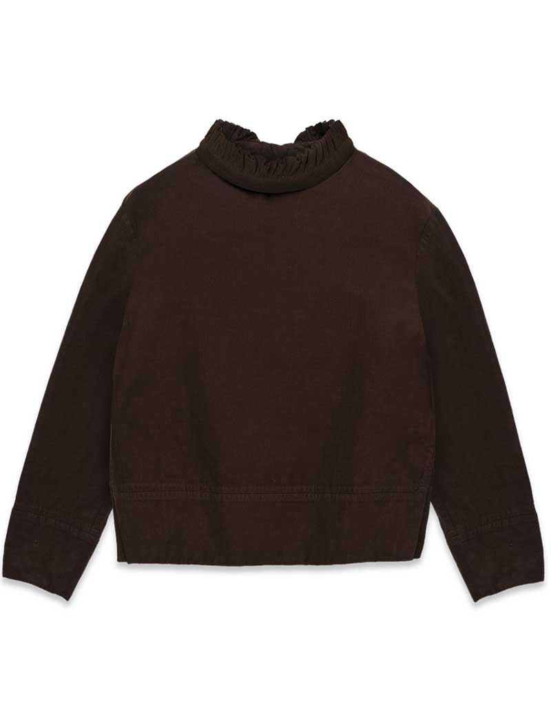 Ymc Gia Cotton Shirt Brown