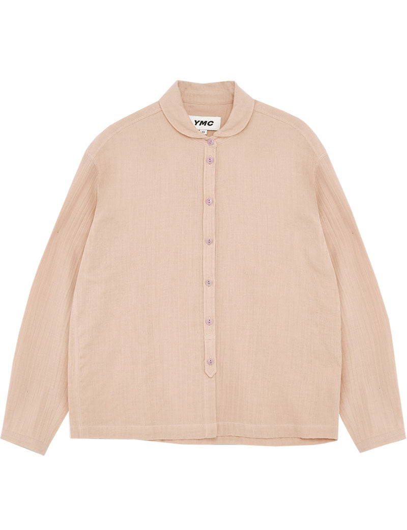 Ymc Marianne Double Cloth Shirt Pink