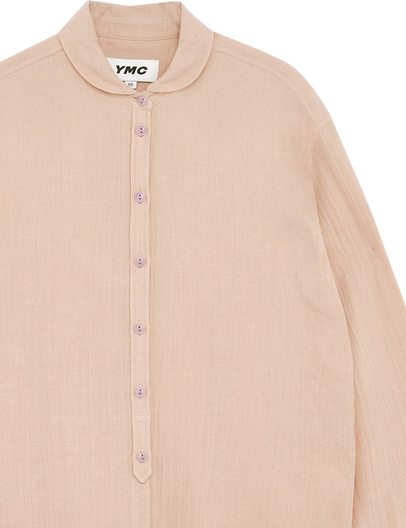 Ymc Marianne Double Cloth Shirt Pink