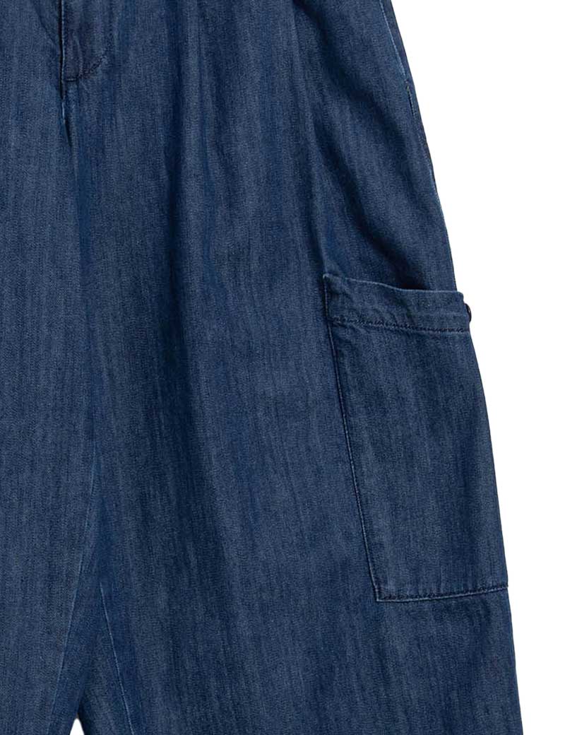 YMC GREASE TROUSERS WASHED INDIGO