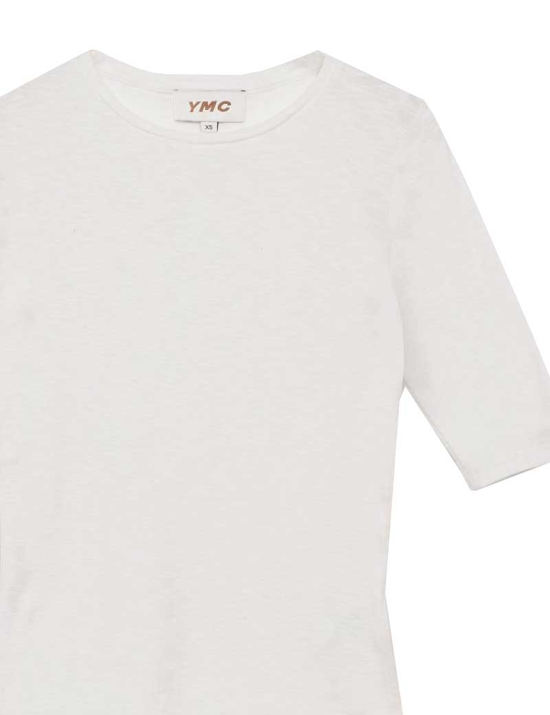 Ymc Earth Charlotte Short Sleeve Top White