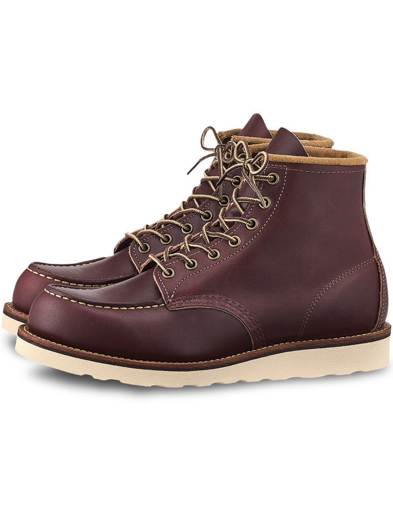 Red Wing 8856 6" Moc Toe Boots Oxblood Mesa Leather