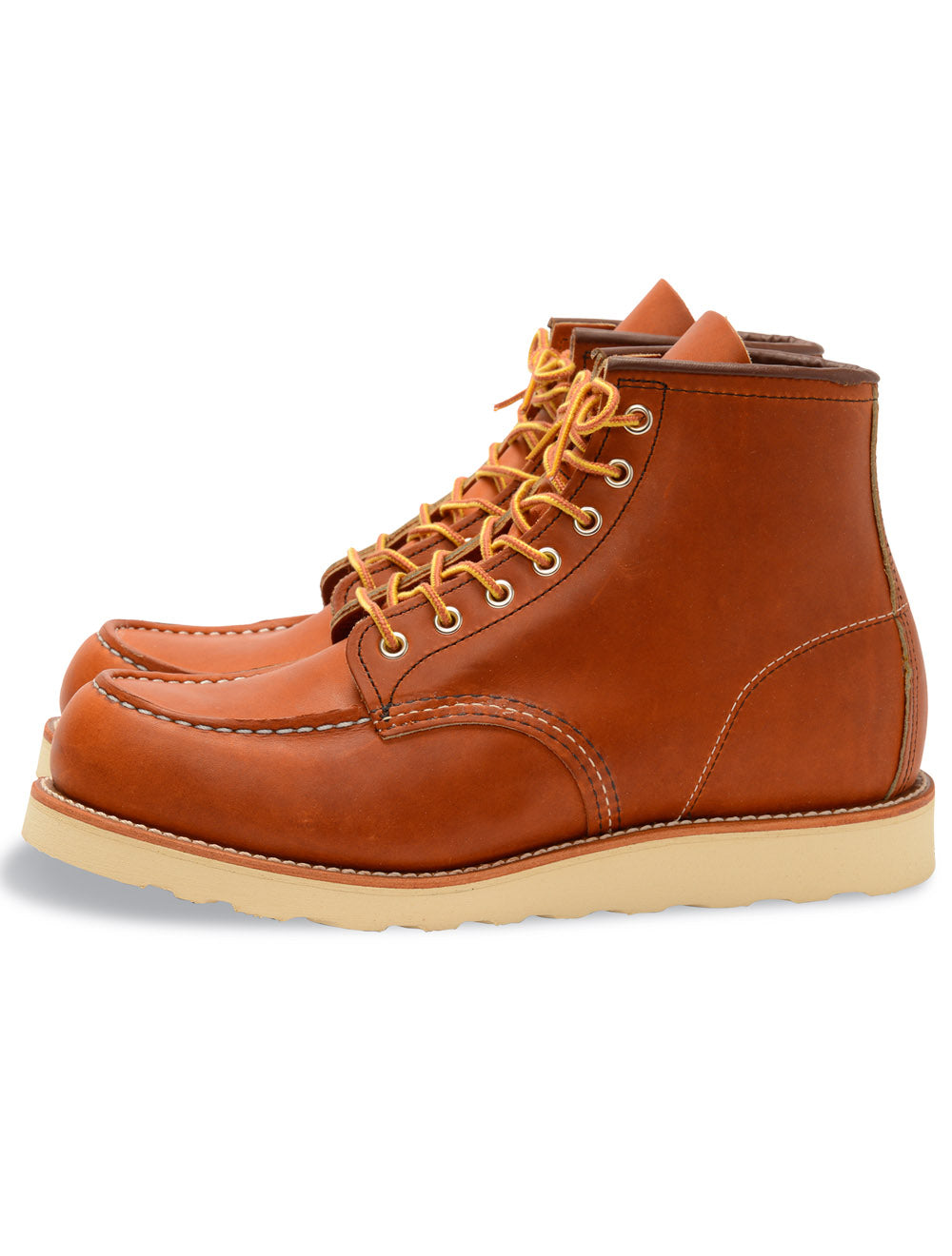 RED WING 875 6" MOC TOE BOOTS ORO LEGACY LEATHER