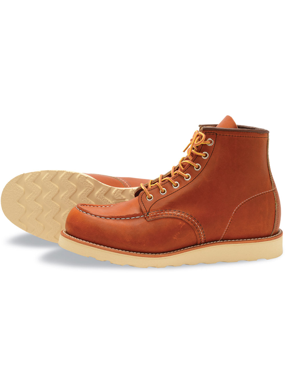 RED WING 875 6" MOC TOE BOOTS ORO LEGACY LEATHER