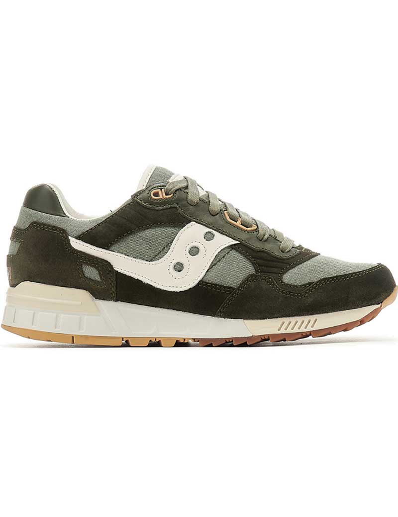 Saucony Shadow 5000 Linen Trainers Green Lime