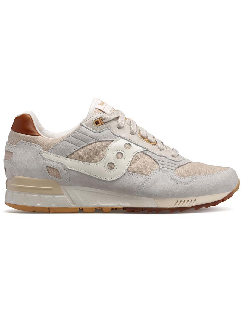 Saucony Shadow 5000 Linen Trainers Light Grey