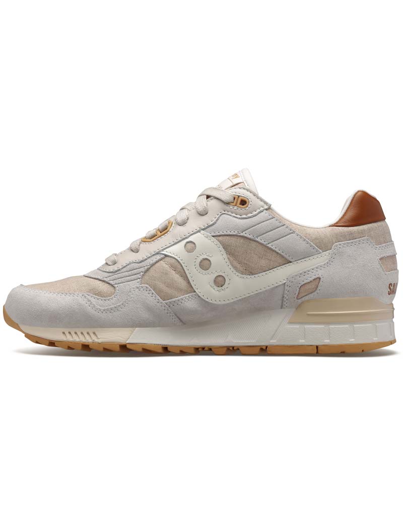 Saucony Shadow 5000 Linen Trainers Light Grey