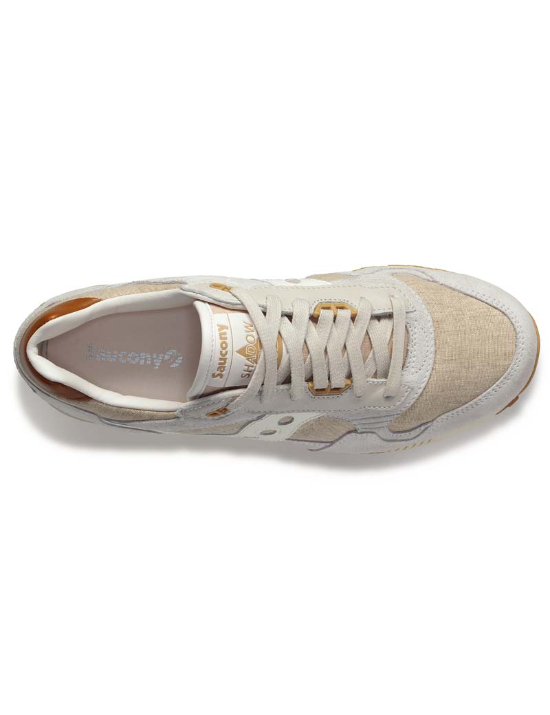 Saucony Shadow 5000 Linen Trainers Light Grey