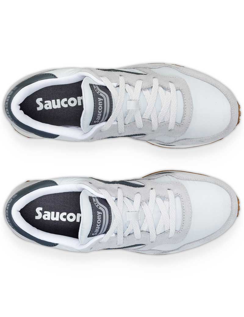 SAUCONY DXN TRAINERS GREY DARK GREY