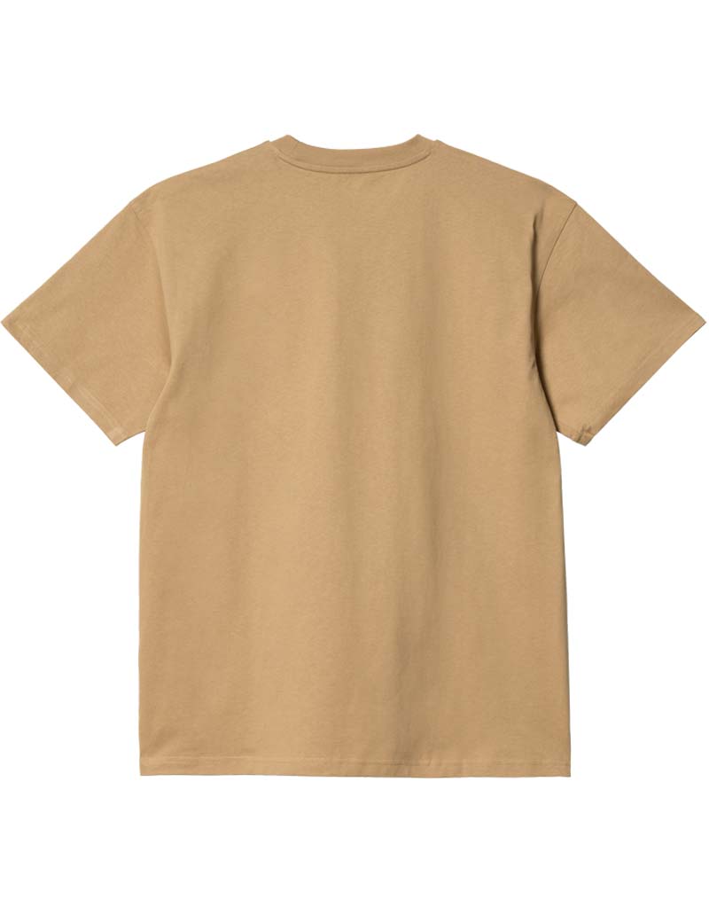 Carhartt American Script Short Sleeve T-Shirt Dusty H Brown