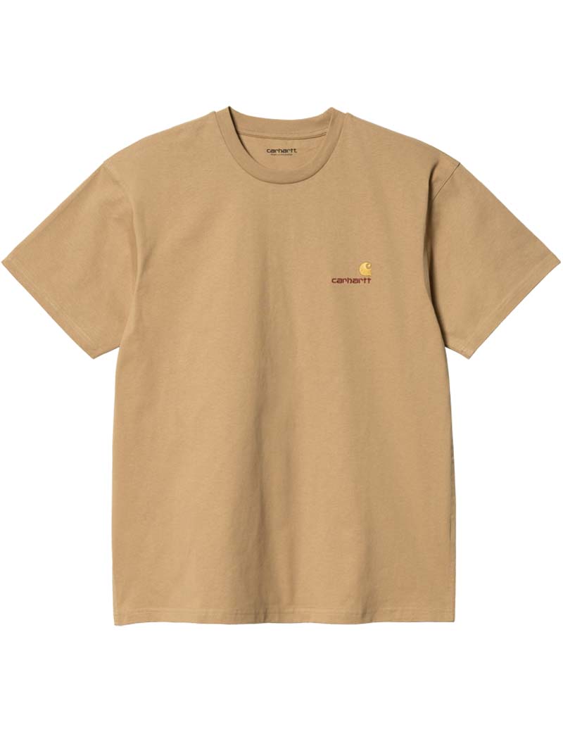 Carhartt American Script Short Sleeve T-Shirt Dusty H Brown