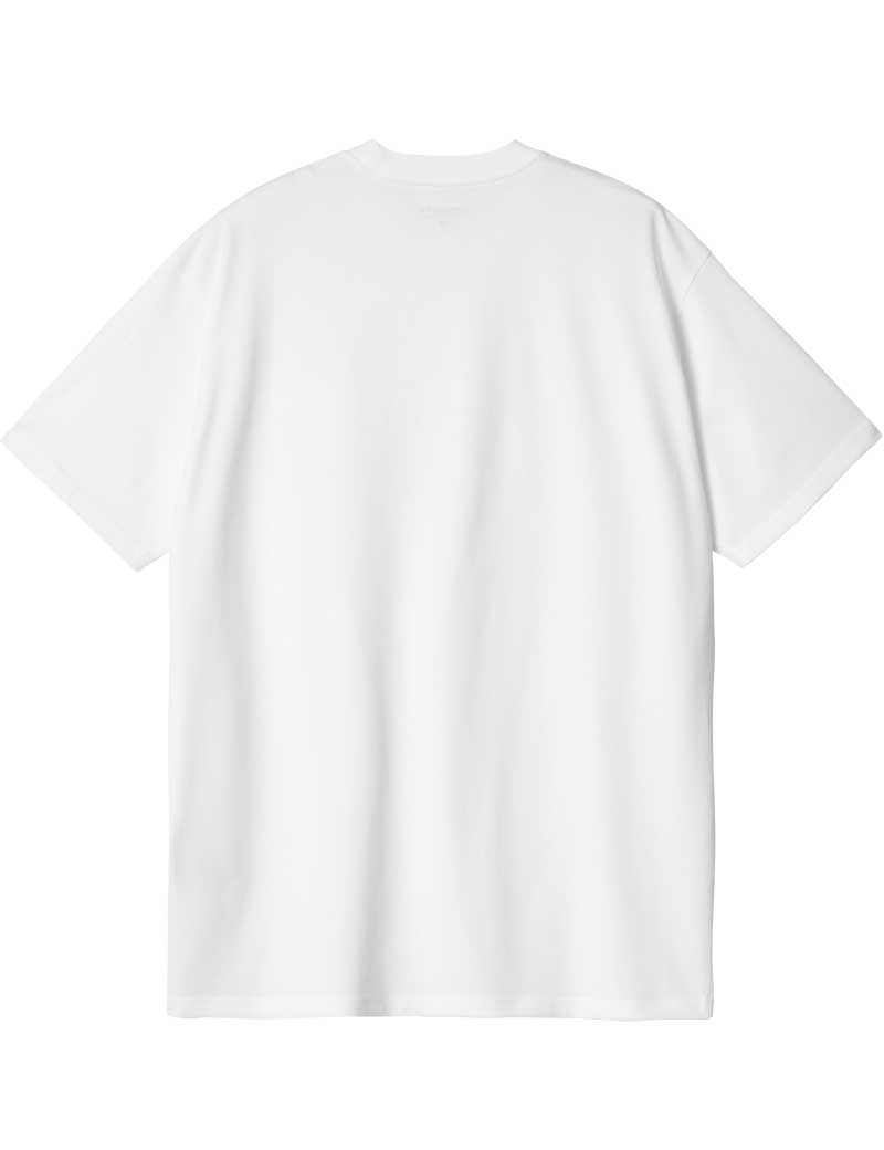 CARHARTT WIP AMOUR POCKET T-SHIRT WHITE BLACK