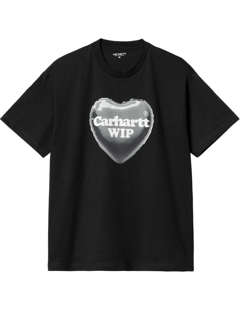 CARHARTT WIP HEART BALLOON SHORT SLEEVE T-SHIRT BLACK