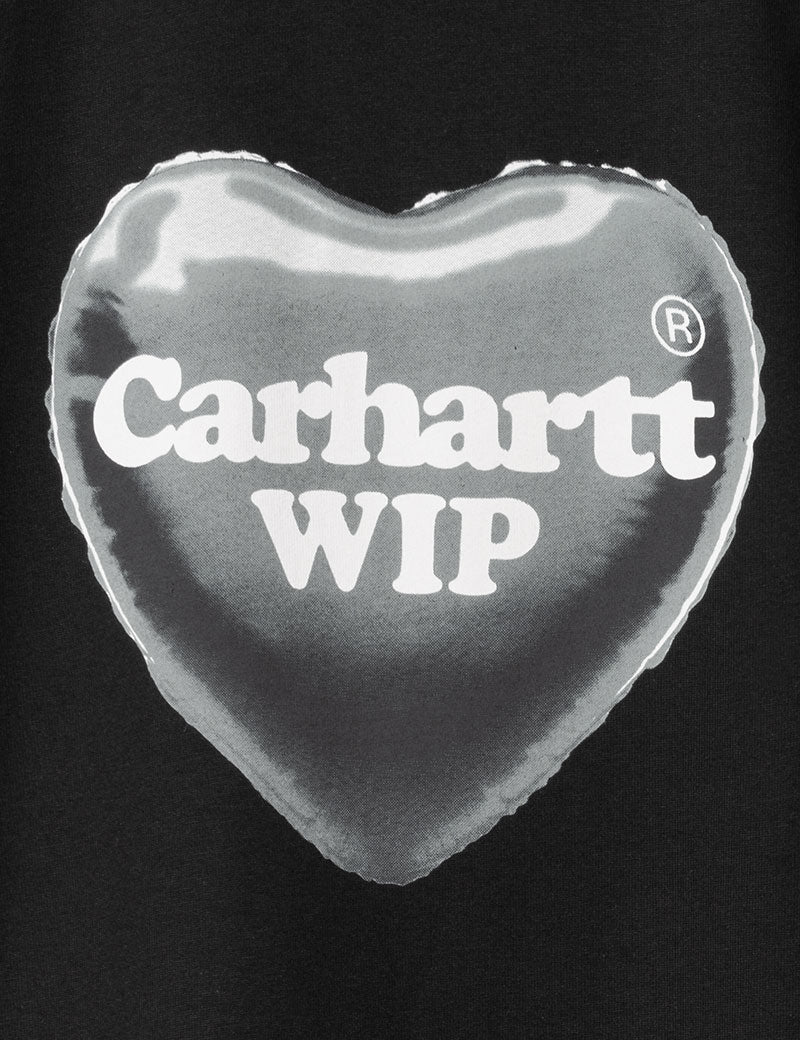 CARHARTT WIP HEART BALLOON SHORT SLEEVE T-SHIRT BLACK