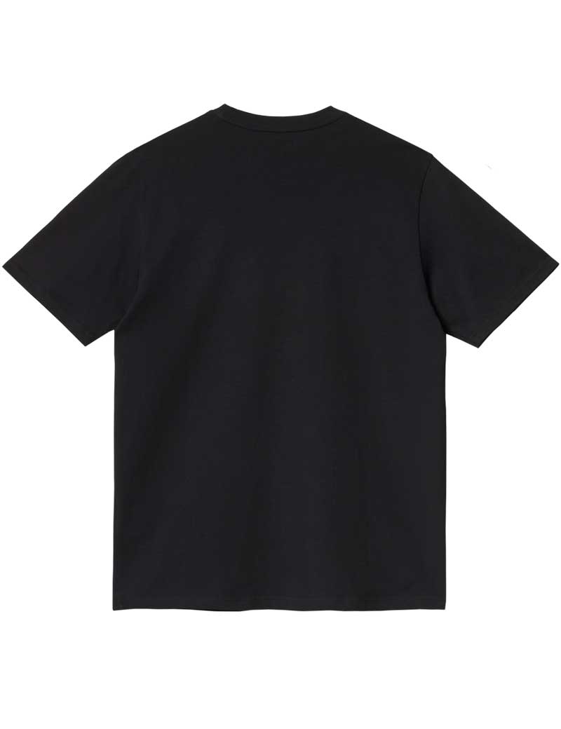 CARHARTT WIP POCKET SHORT SLEEVE T-SHIRT BLACK