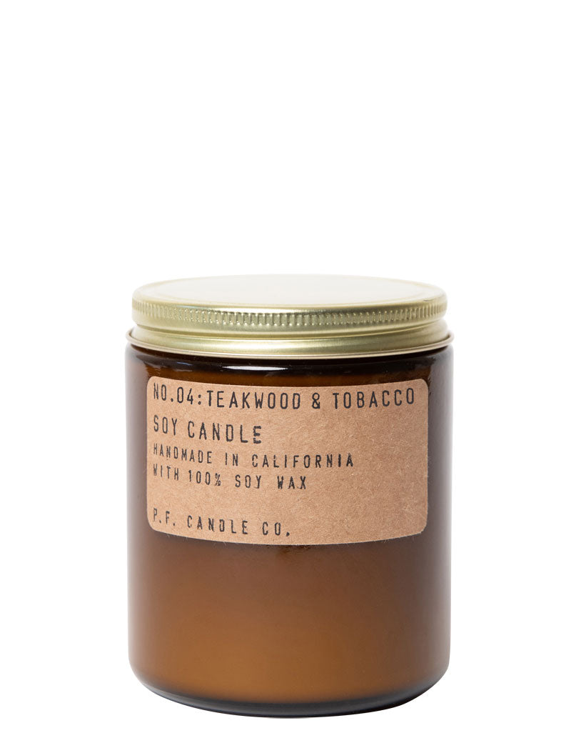 P.F. Candle Co. Jar Candle Teakwood Tobacco Sc4