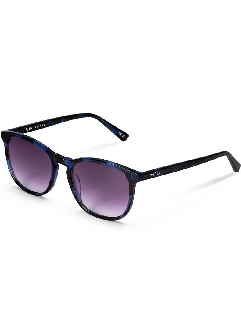 EDWIN X MESSY WEEKEND SEAN SUNGLASSES BLUE TORTOISE PURPLE