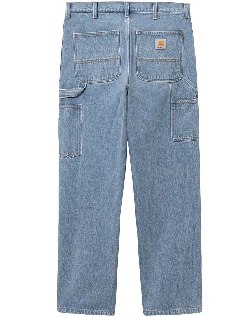 CARHARTT WIP SINGLE KNEE PANT BLUE STONE BLEACHED