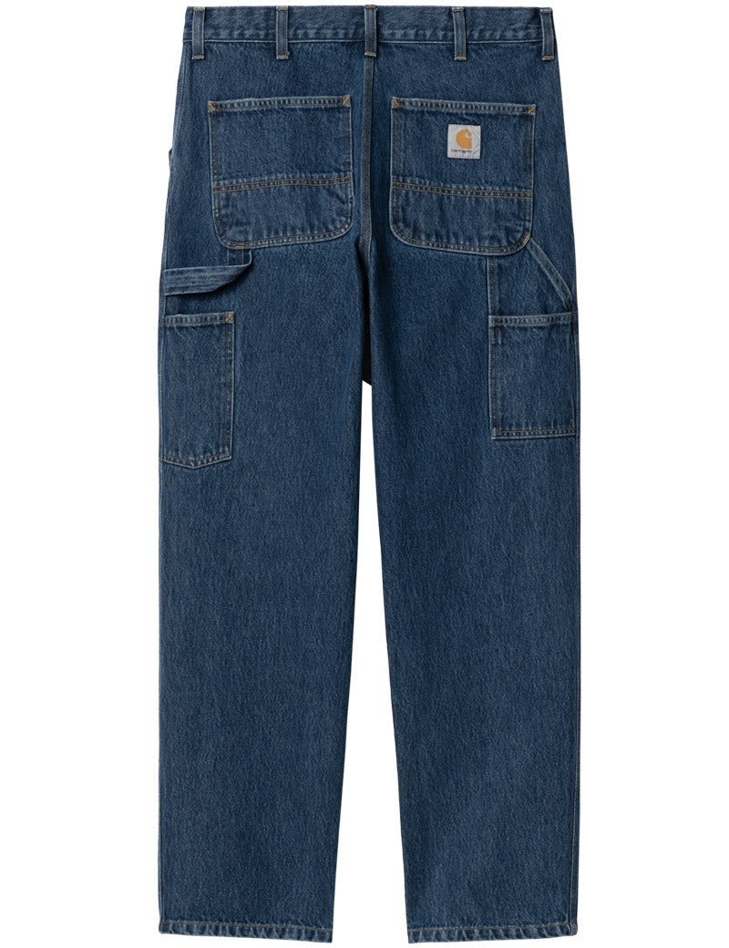 CARHARTT WIP SINGLE KNEE PANT SMITH BLUE STONE WASHED