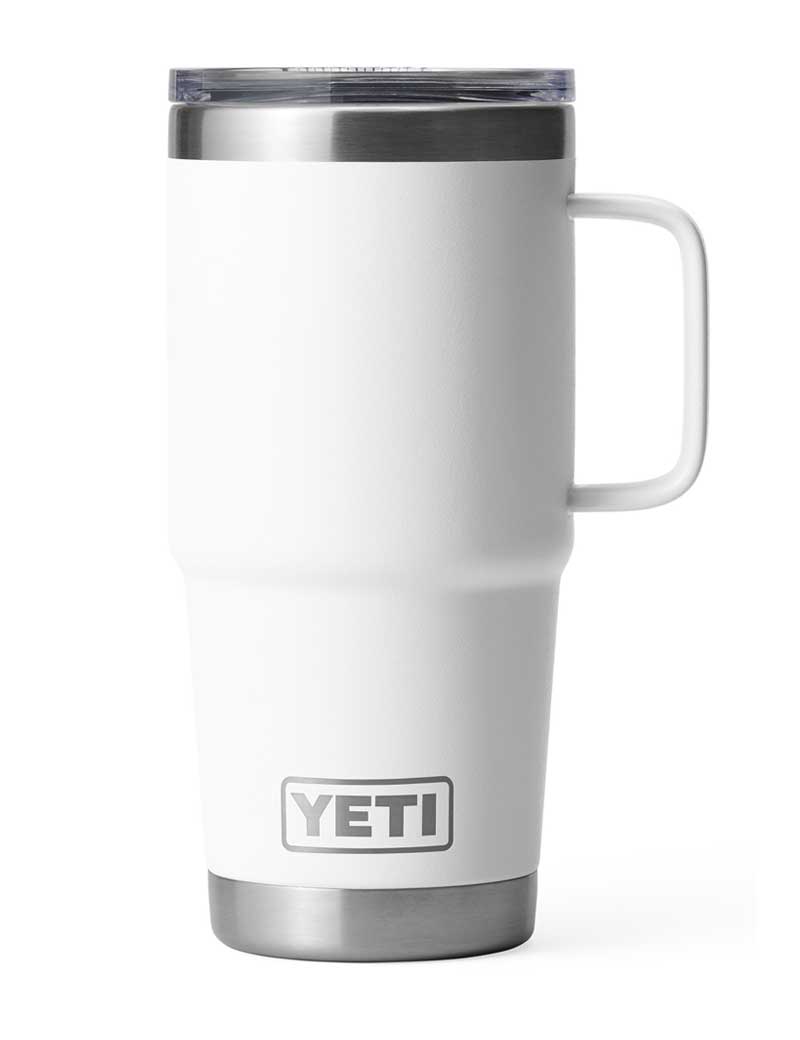 YETI RAMBLER TRAVEL MUG 591ML 20OZ WHITE