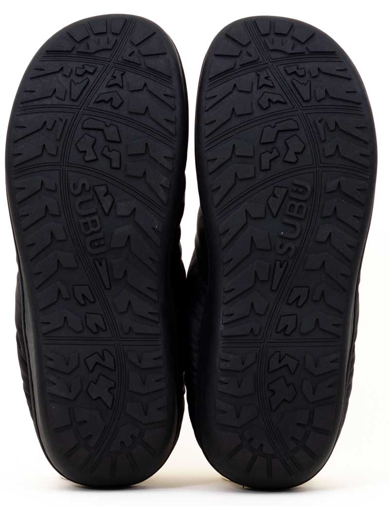 SUBU PERMANENT F-LINE INSULATED WINTER SANDALS BLACK