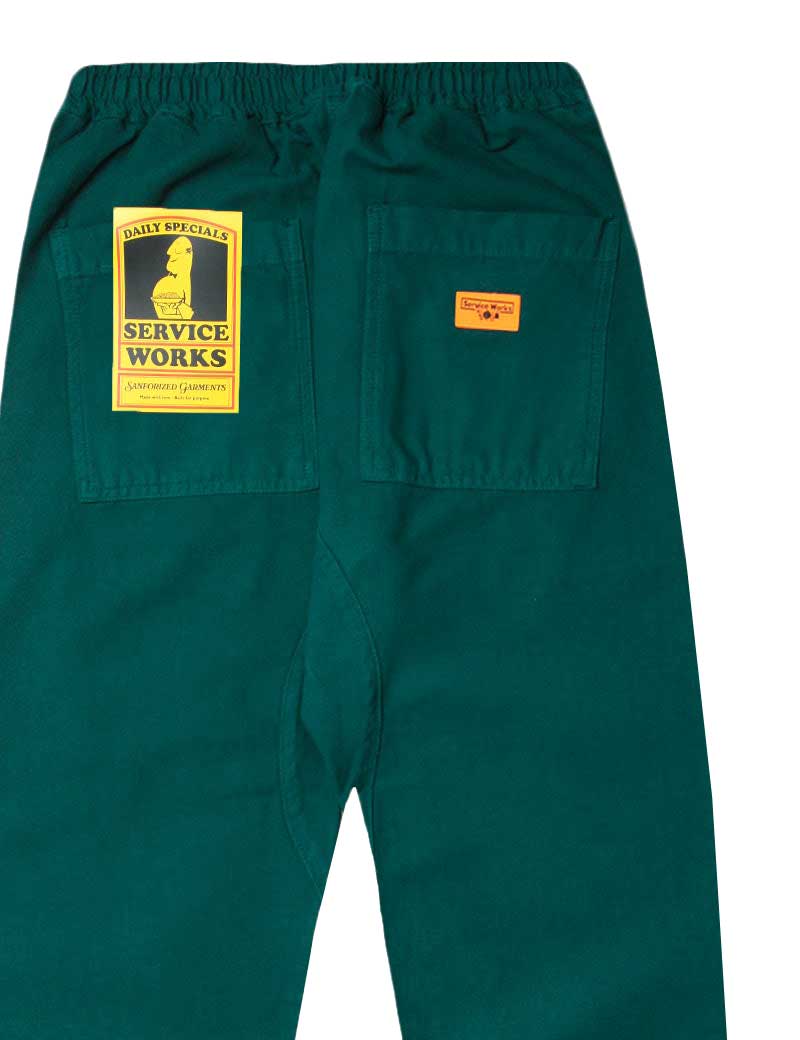 Service Works Classic Chef Pants Teal