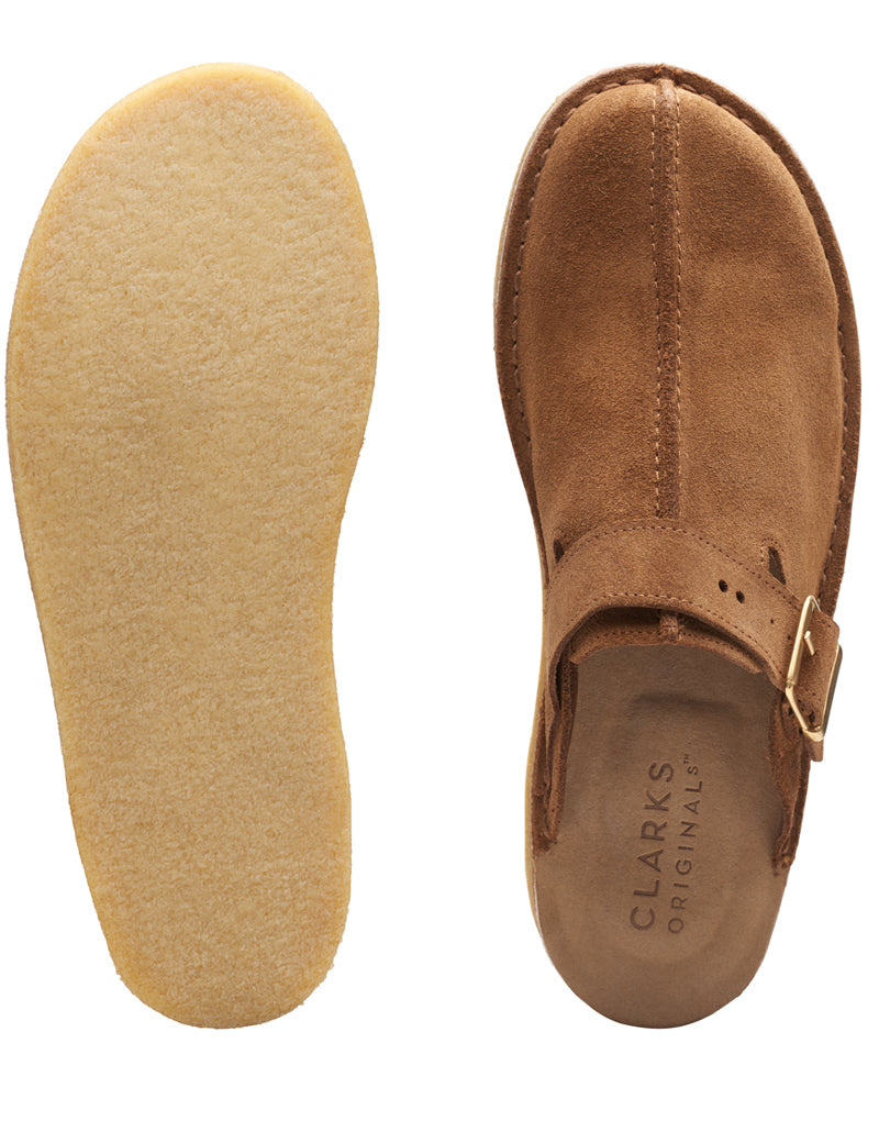 Clarks Originals Trek Mule Caramel Suede