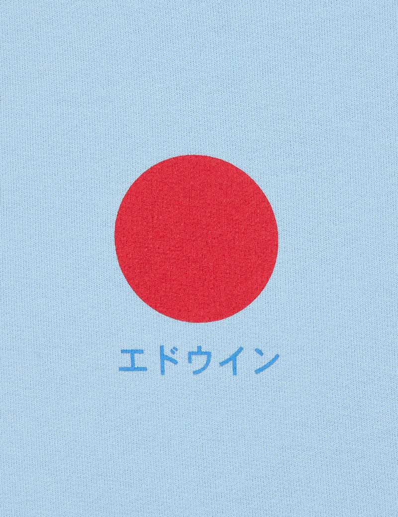 EDWIN JAPANESE SUN SWEATSHIRT PLACID BLUE