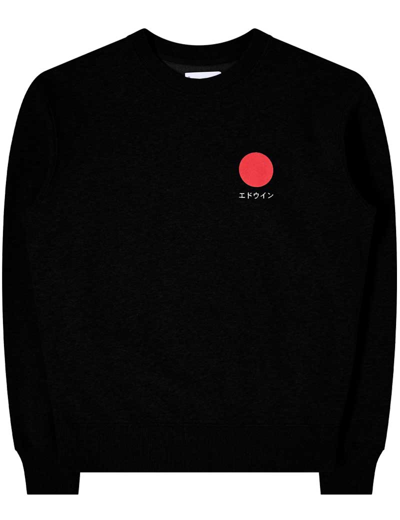 Edwin Japanese Sun Heavy Sweatshirt Black