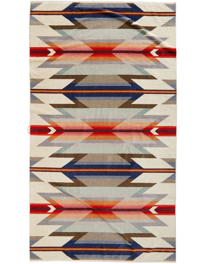 Pendleton Oversized Jacquard Spa Towel Wyeth Trail