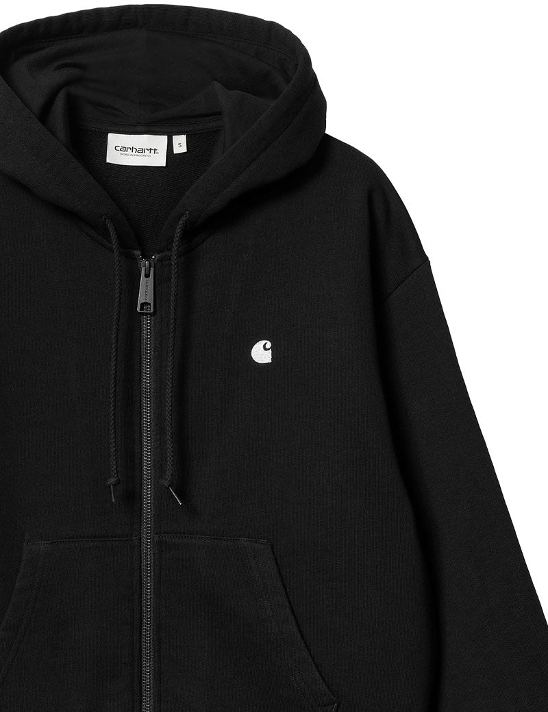 Carhartt Wip W' Hooded Casey Jacket Black Silver