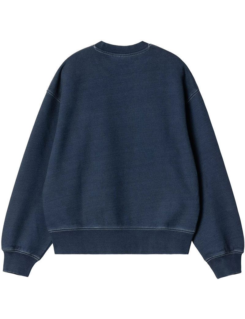 Carhartt WIP W' Ingo Sweat Dark Blue Garment Dyed