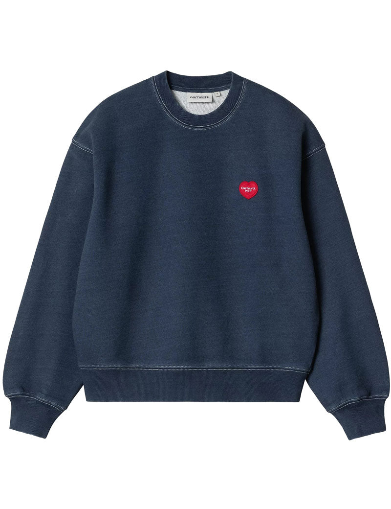 Carhartt WIP W' Ingo Sweat Dark Blue Garment Dyed