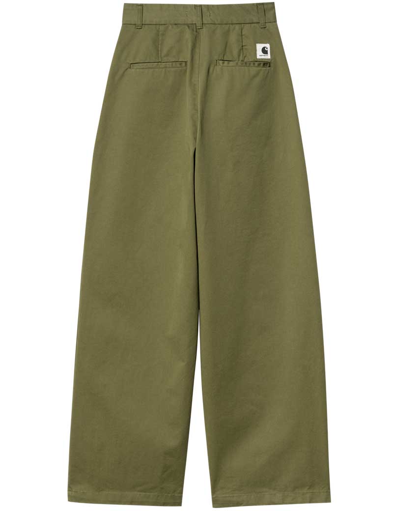 CARHARTT WIP W' LEOLA PANT DUNDEE STONE WASHED