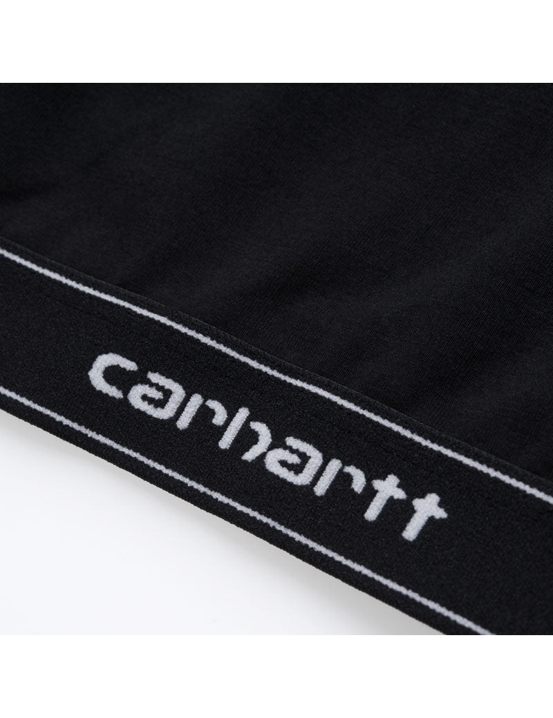 Carhartt W' Script Crop Top Black White