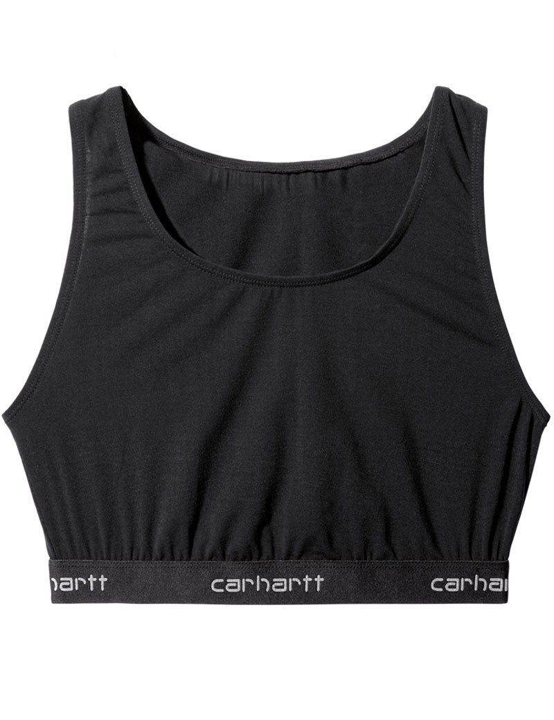 CARHARTT WIP W' SCRIPT RACER BACK TANK BLACK