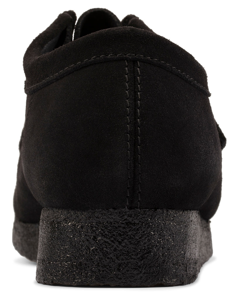 Clarks Originals Wallabee Black Suede Womens