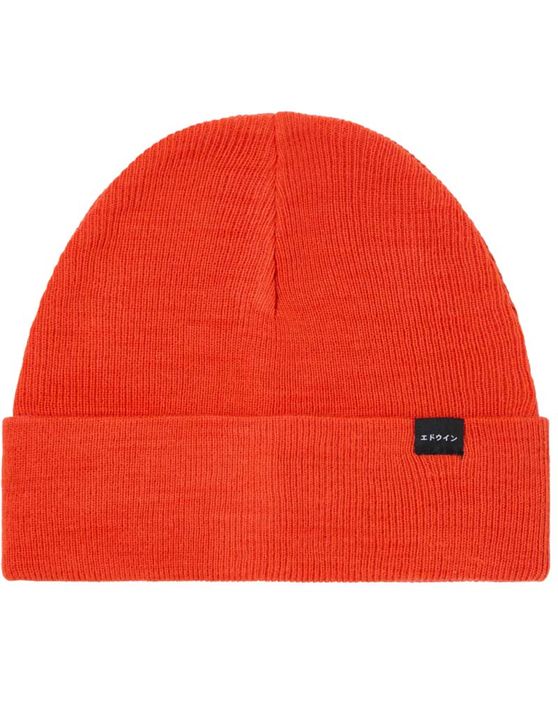 EDWIN WATCH CAP BEANIE TANGERINE TANGO