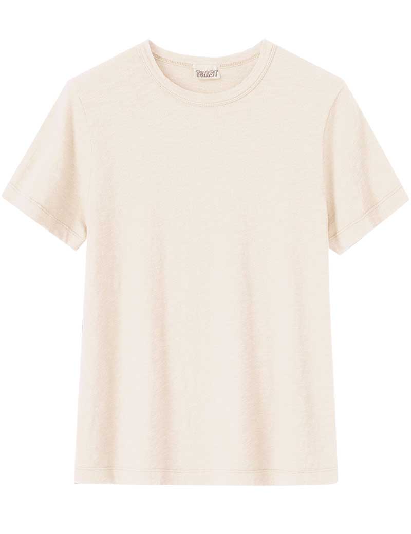 TOAST SADIE ORGANIC COTTON BOY T-SHIRT CHALK