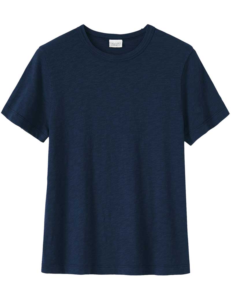 Toast Sadie Organic Cotton Boy T-Shirt Dark Indigo