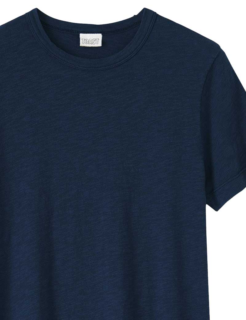 TOAST SADIE ORGANIC COTTON BOY T-SHIRT DARK INDIGO