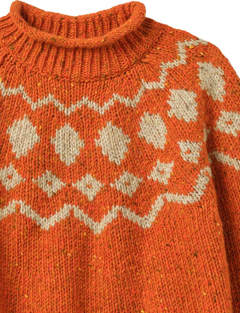 Toast graphic yoke wool sweater sale