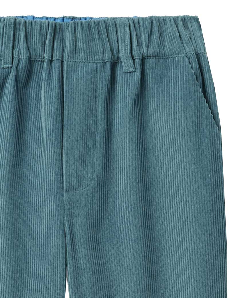 Toast Gabi Cord Pull On Trousers Mineral Blue