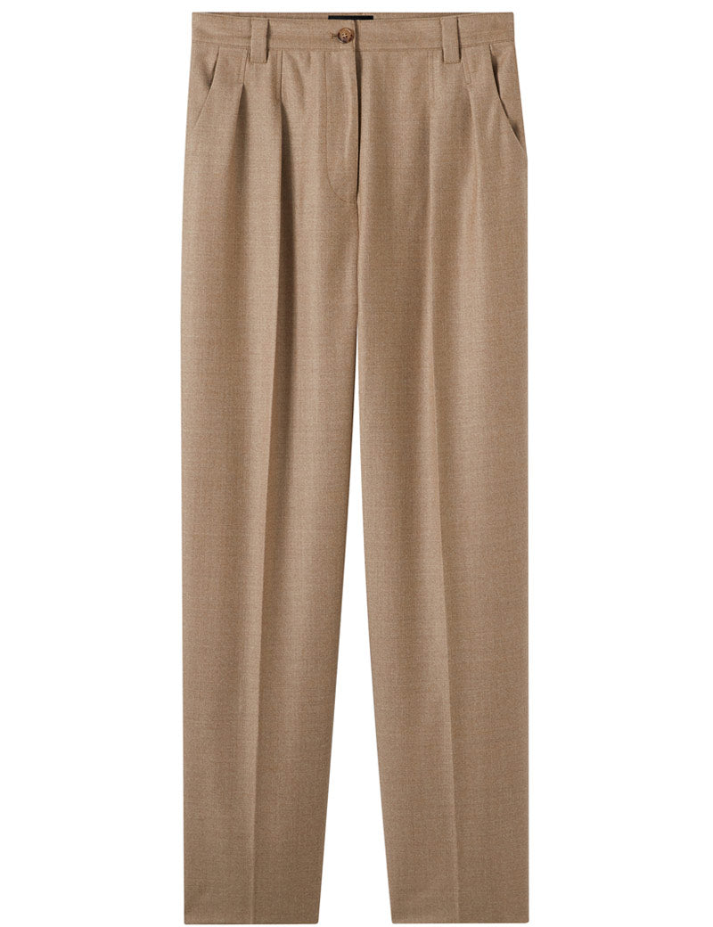 A.P.C. TRESSIE TROUSERS BEIGE CLAIR