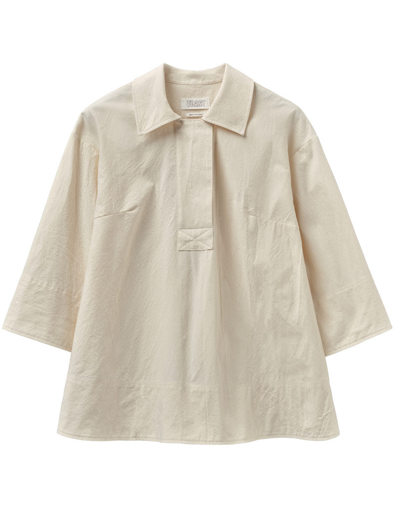 TOAST A LINE CANVAS SHIRT CALICO